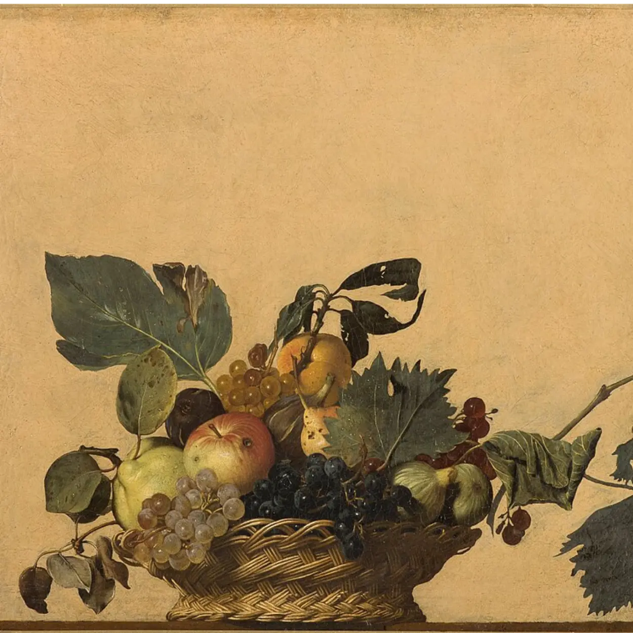 Caravaggio's Basket of Fruit still life